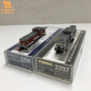 1 jpy ~ operation verification ending TOMIX N gauge 2297 National Railways DD51 shape (592 serial number euro liner color ),2208 JR DE10 shape diesel locomotive 2 both set 