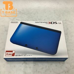 1円〜 動作確認済み 初期化済 欠品 任天堂 ニンテンドー 3DS LL ブルー×ブラック