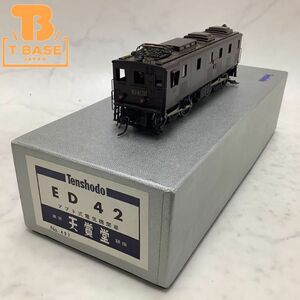1 jpy ~ Junk Tenshodo HO gauge No.497 ED42apto type electric locomotive 