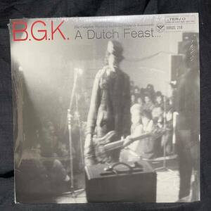 【2枚組レコード】 B.G.K. 『A Dutch Feast...』　LPレコード パンク・ハードコア