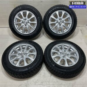 パッソ ポルテ マーチ DEデミオ 等 STAYER 5.5-14+45 4H100 ミシュラン X-ICE SNOW 165/70R14 14インチ スタッドレス 4本セット 009