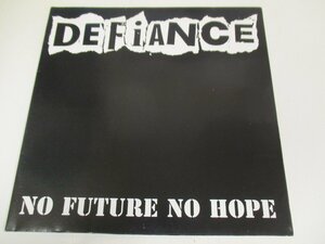 ドイツ盤LP『DEFIANCE / NO FUTURE NO HOPE』　(Z15)