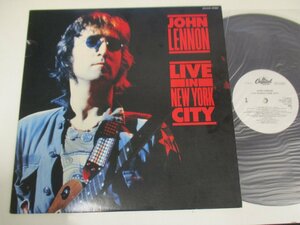 見本盤白ラベル　『ジョン・レノン / ライヴ・イン・ニューヨーク・シティ』JOHN LENNON LIVE IN NEW YORK CITY 　 (Z5)