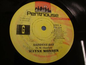 12インチ 『Wayne Wonder Thriller U / Saddest Day Best Of Me』 Penthouse　Donovan Germain (Z8)　