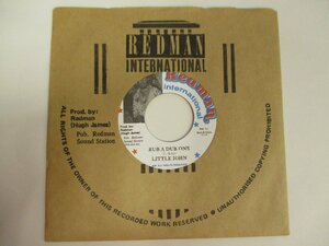 7インチ 『LITTLE JOHN / RUB A DUB ONE』 Hugh 'Redman' James　(WO EP)