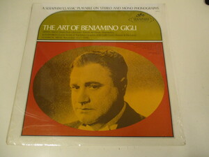 輸入盤　SERAPHIM　『THE ART OF BENIAMINO GIGLI』 ベニャミーノ・ジーリ(Z2)