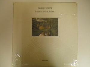 George Winston / Ballads And Blues 1972 *Sealed 未開封 再発US盤 (JF 1)
