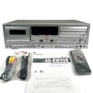 ◆優良動作品・新品リモコン付属◆ TEAC CDレコーダー/カセットデッキ AD-RW950