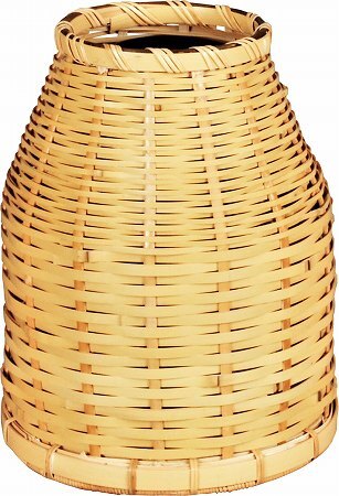 茶器・茶道具、竹籠花入(竹篭花入)、宗全好写 掛置籠、上塗り竹入子付、紙箱入 新品。