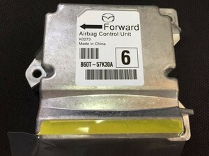 AB1897 マツダエアバッグ コンピューター ECU リビルト　エアーバック エアバック BRE7-57K30