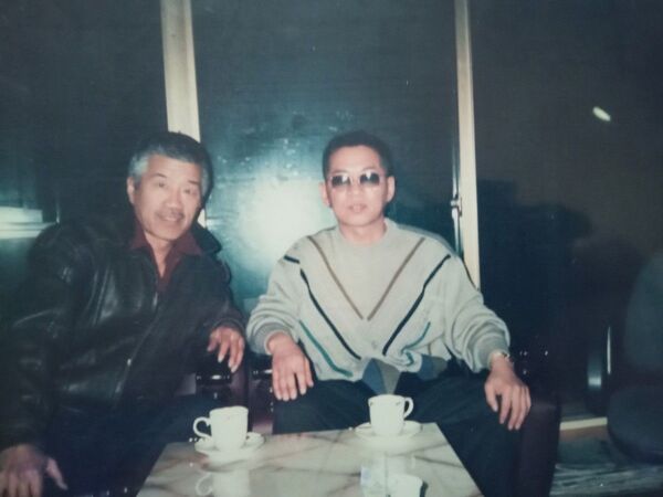 真空飛び膝蹴り キックの鬼 当時物 沢村忠&佐山サトルフォト