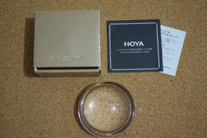 HOYA paperweight & magnifier crystal glass made 