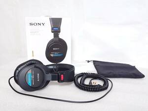 【使用僅少・美品】SONY ソニー MDR-7506 スタジオモニターヘッドホン 青ラベル【送料無料】