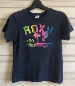レディース★ROXY★Tシャツ　M　紺　中古品