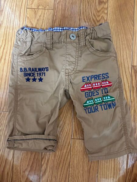 ミキハウス ハーフパンツ100 電車