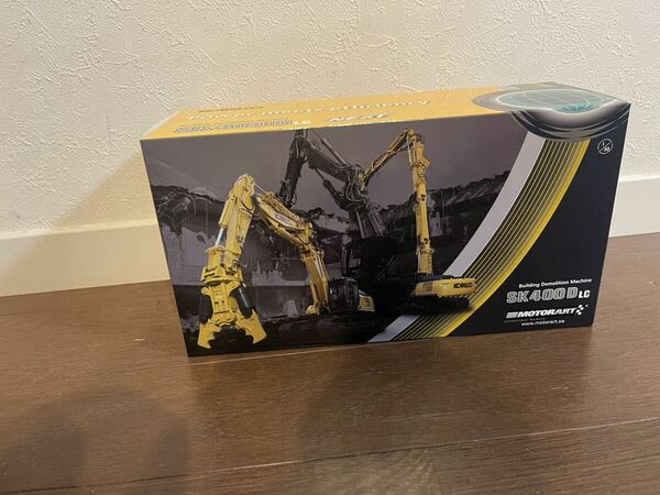 新品 KOBELCO SK400DLC 10 ミニチュア 1/50 イエロー 欧州 仕様 解体機 next 建機 重機 日立 CAT コマツ 住友 