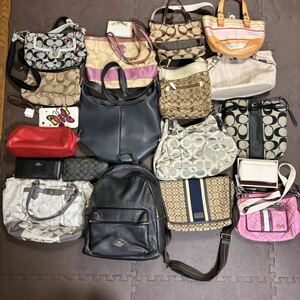 （1円）coach コーチ COACH old coach オールドコーチ シグネチャー ハンドバッグ トートバッグ リュックサック ショルダーバッグ 財布20点