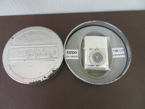 ＃2430　未使用品　ジッポー Zippo TRADITIONAL TIME ZIPPO オイルライター 喫煙具 ジッポ 時計付き