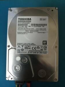 TOSHIBA 3.5' HDD 2TB 正常判定(ですがジャンク) 