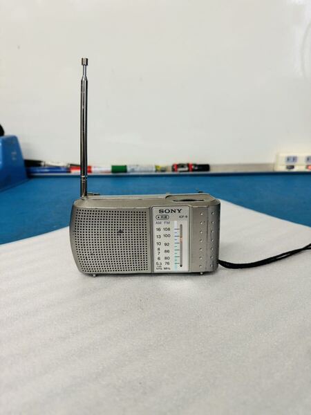 SONY ラジオ AM/FM アウトドア 電化製品 家庭用 コンパクト ICF9 ビンテージ アンティーク