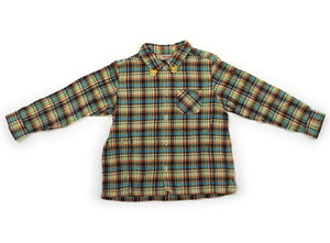  Miki House miki HOUSE рубашка * блуза 110 размер мужчина ребенок одежда детская одежда Kids 