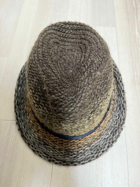 カシラ CA4LA ハット　帽子　ブラウン　　大きめサイズ