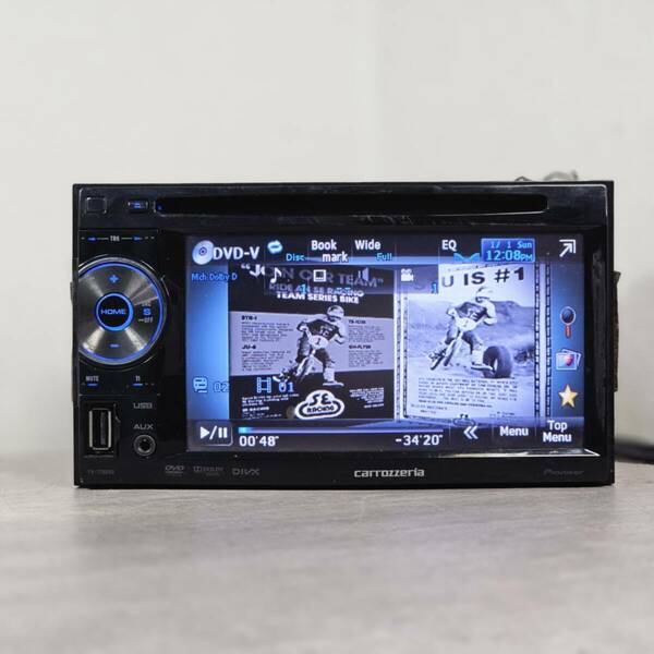 ☆B28422☆動作確認済★カロッツェリア FH-770DVD 2DIN DVDプレーヤー★CD DVD USB IPOD AUX AV チューナー ★carrozzeria