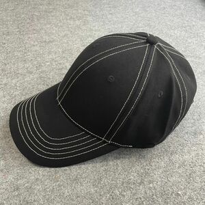 新品 ステッチ入り大きい帽子コットン素材 特大帽子 大きいサイズのキャップ