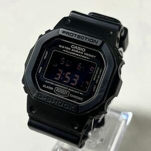 【実働】 CASIO G-SHOCK DW-5600MS カシオ Gショック デジタル 5600 レッドアイ 3229 メンズ 腕時計 ウォッチ マットブラック 黒 稼働品