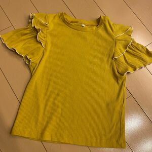 女の子　ガールズ　130 カットソー　Tシャツ　トップス 半袖 半袖Tシャツ