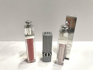 #[YS-1] Christian Dior # rouge Dior 100V Addict Maxima i The - gloss 014 653 # 3 point set [ including in a package possibility commodity ]#D