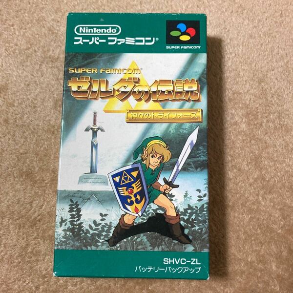 ゼルダの伝説 神々のトライフォース SFC ソフト　中古品　即決　送料込み