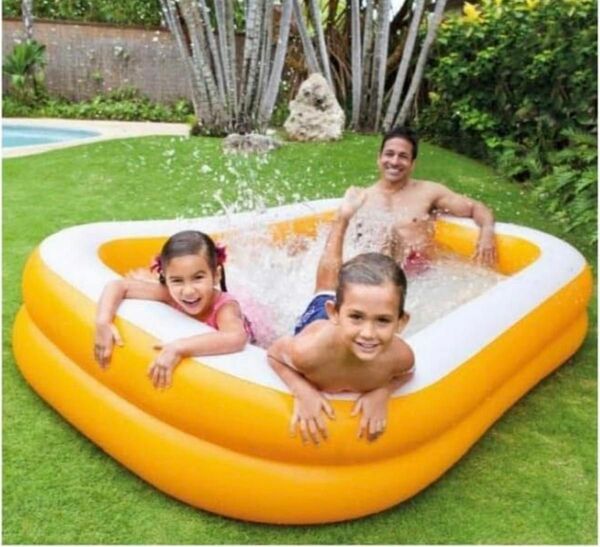家庭用プール 水遊び 家庭用 INTEX 子供　ファミリー用　ホーム用　ビニールプール　クッションマット　2点セット 大型