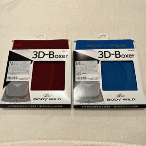 【送料無料】BODY WILD ボクサーパンツ 3Dボクサー 3D-Boxer 2枚組 Mサイズ