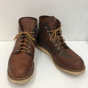 ⑱RED WING レッドウィング レースアップブーツ 27㎝ BRW ブラウン 9111