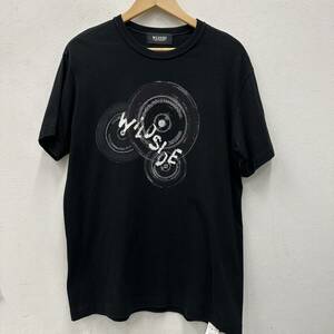 ⑱YOHJI YAMAMOTO ヨウジヤマモト Tシャツ 3 BLK ブラック コットン WZ-T36-003