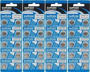 SUNCOM LR44 アルカリ ボタン電池 サンコム 電卓/ゲーム/カメラ/ICライター/腕時計/LEDキャンドル/万歩計/補聴
