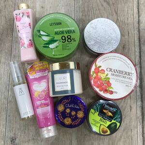 174 D / 1 jpy ~ body cream for whole body moisturizer cream body butter body mousse steam cream The M etc. set used present condition goods 