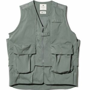 スノーピーク　焚き火ベスト　Stretch FR Vest Ｌサイズ　Sage