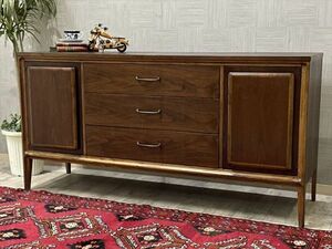  Mid-century American Vintage high quality sideboard walnut width 157 height 79cm Northern Europe furniture tv board storage shelves living board 