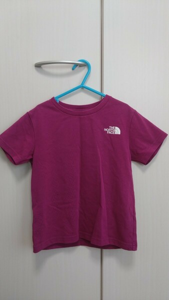THE NORTH FACE Tシャツ 120cm ノースフェイス キッズ 子供服 パープル紫色