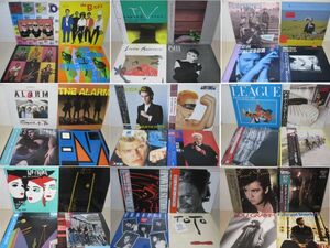 LP*1980 period about. NEW WAVE relation other 36 set *DEVO,ni black u, alarm,bi Lee idol other * with belt, foreign record, sample record contains /06-25