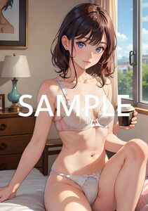 s60613* all one point thing *[A4 size beautiful woman poster ] most high resolution lustre paper beautiful young lady same person illustration art cosplay gravure sexy beautiful . beautiful .
