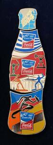  《レア》2004 アテネ オリンピック 記念 コカ・コーラボトル パズル ピンバッジ セット★ピンバッジ コレクション