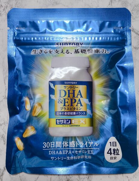 新品☆サントリー DHA&EPA セサミンEX 120粒 賞味期限2026.03