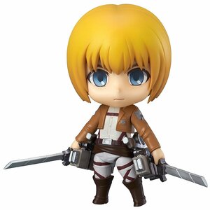 【中古】進撃の巨人 ねんどろいど アルミン・アルレルト (ノンスケール ABS&ATBC-PVC 塗装済み可動フィギュア)