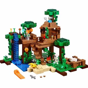 【中古】輸入レゴマインクラフト LEGO Minecraft The Jungle Tree House 21125 [並行輸入品]