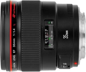 【中古】Canon 単焦点レンズ EF35mm F1.4L USM フルサイズ対応