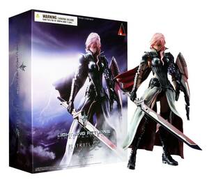 【中古】LIGHTNING RETURNS:FINAL FANTASY XIII PLAY ARTS改 ライトニング(PVC塗装済みアクションフィギ