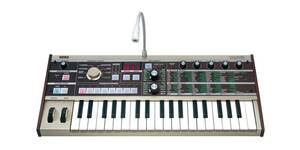 【中古】KORG アナログ モデリング シンセサイザー ボコーダー microKORG マイクロコルグ コンパクト 電池駆動可 37鍵 アダプター